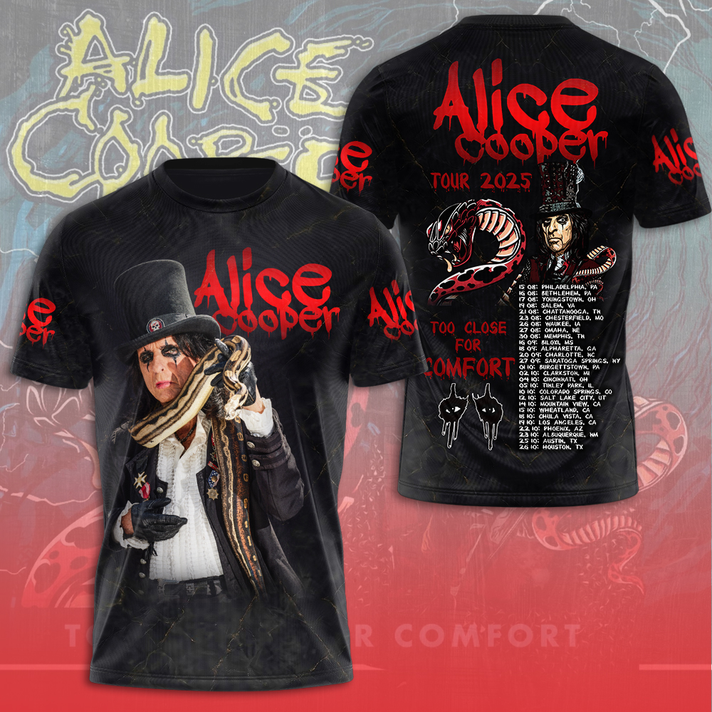 Alice Cooper 3D Shirt
