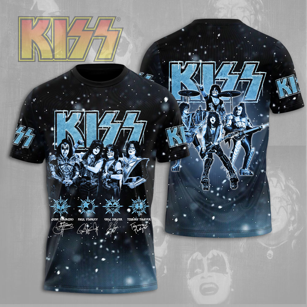 Kiss End Of The Road MenS 3D T-Shirt Starry Night