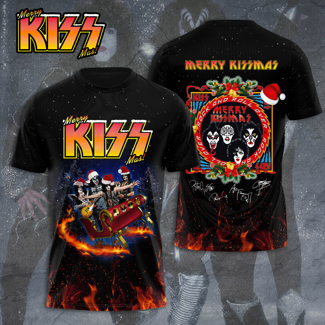 Kiss Blue Galaxy Tour Shirt Space Ace Collection