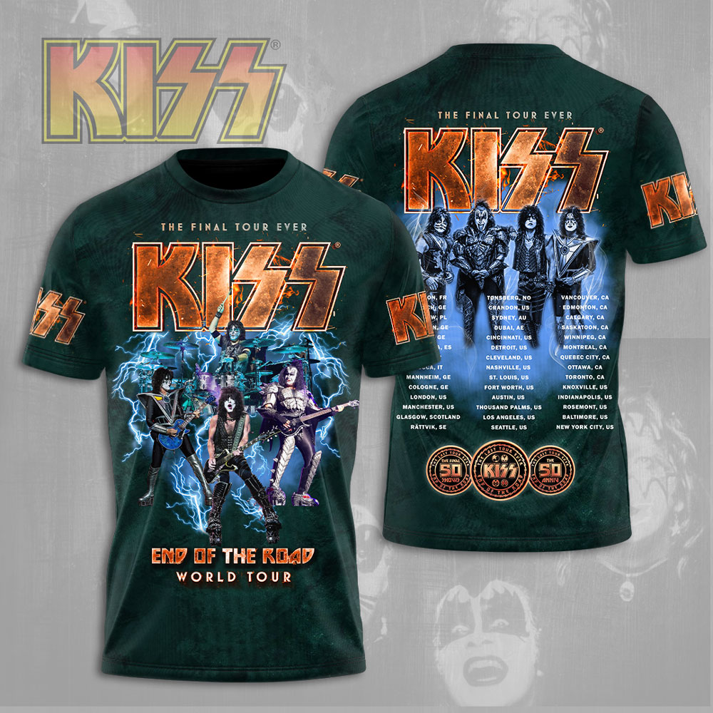 Kiss Green Legacy Tour Shirt Retro Collector Design