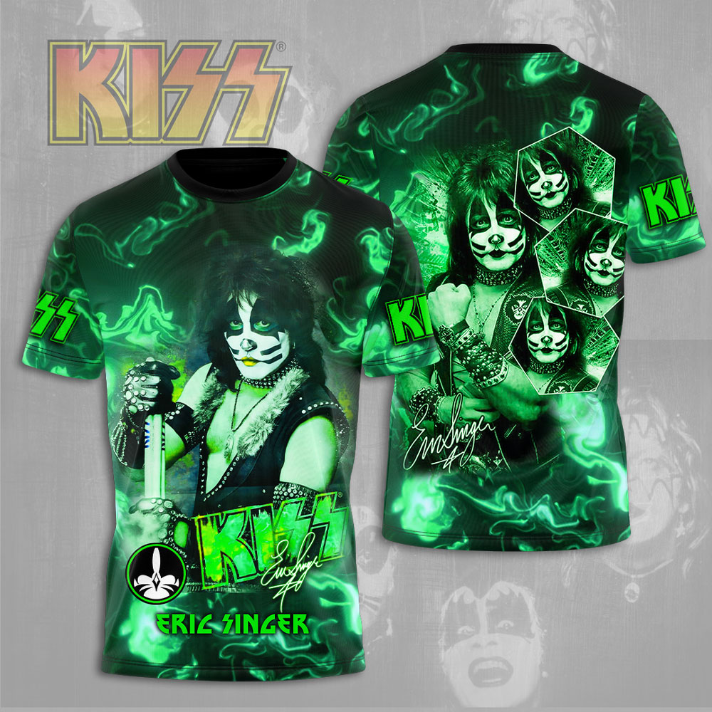 Kiss Green Lightning Tour T-Shirt The Originals Edition