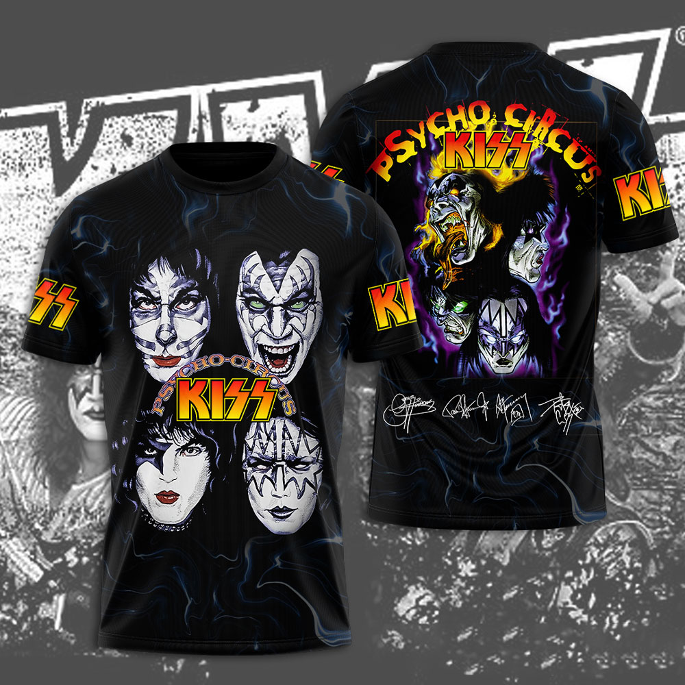 Kiss Psycho Circus Tribute Tee Limited Edition Print