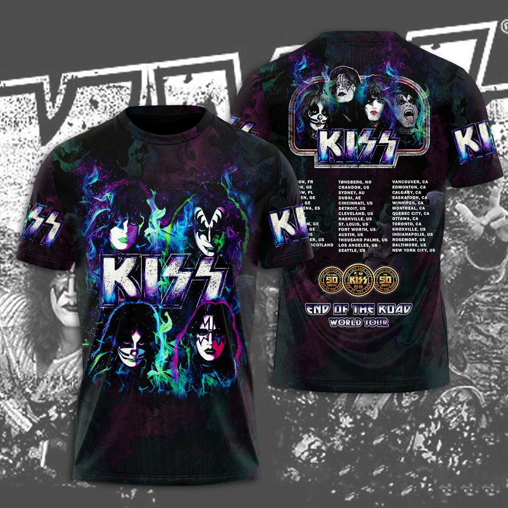 Kiss Galaxy Light Tour Shirt Electric Legacy Version