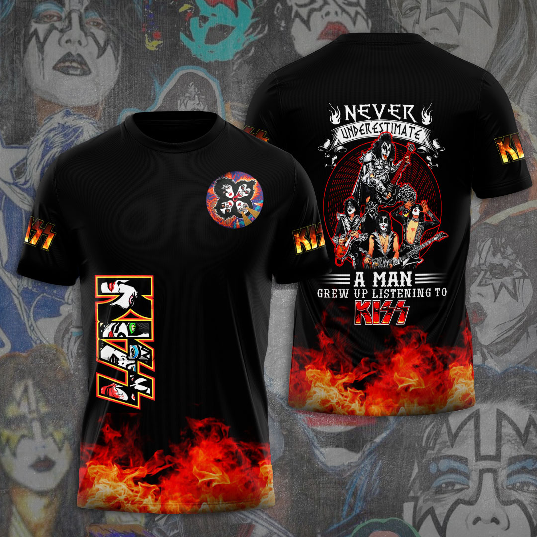 Kiss Fire And Steel Graphic Tee Hot Stage Edition