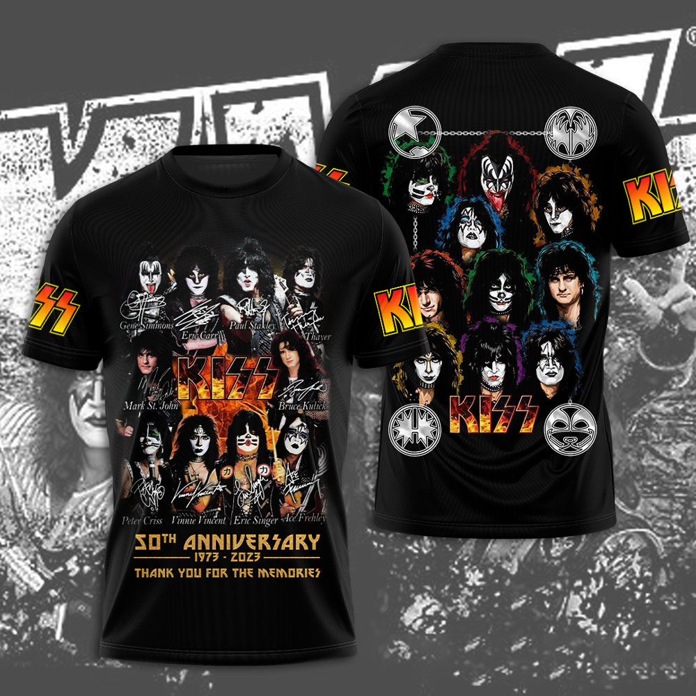 Kiss 30Th Anniversary Graphic Shirt Vintage Stage Print