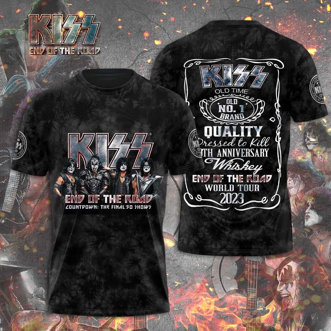 Kiss Quality 50Th Anniversary Shirt White Logo Stage Edition