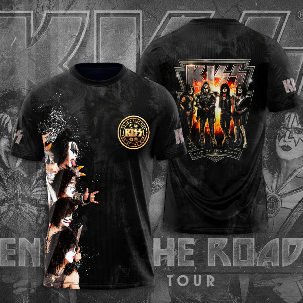 Kiss Gold Crest 50Th Tour Shirt CollectorS Rock Edition