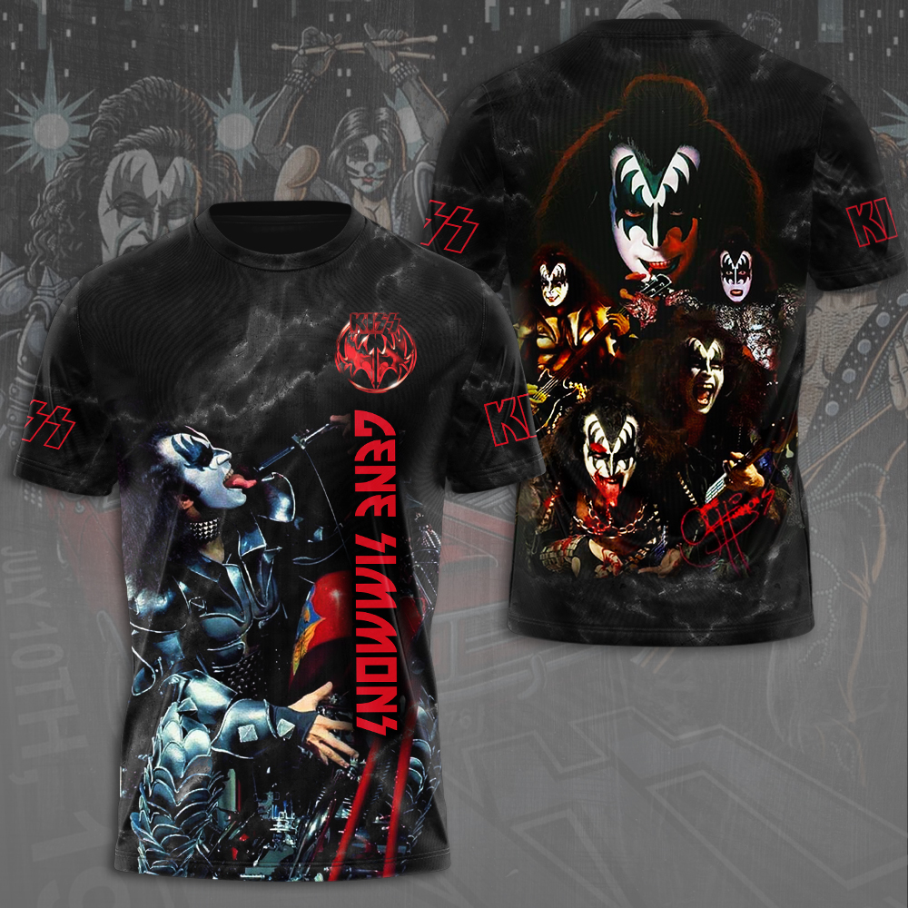 Kiss Creatures Of The Night Tour Shirt Metal Stage Black Edition