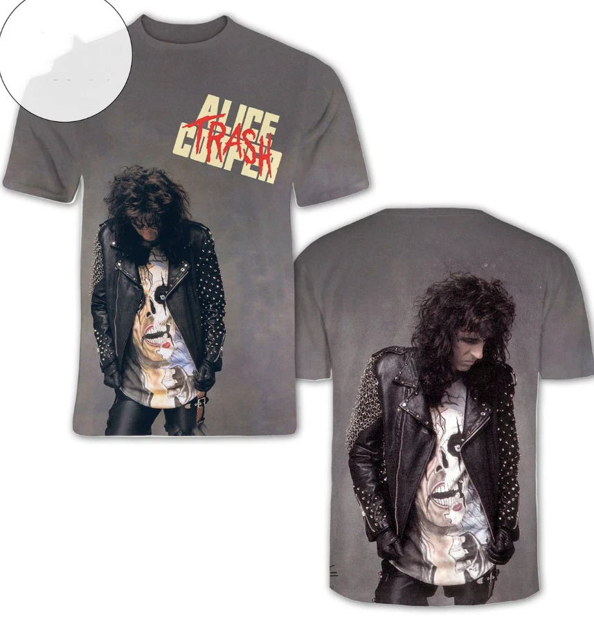 Alice Cooper Trash Album Cover Aop 3D T-Shirt