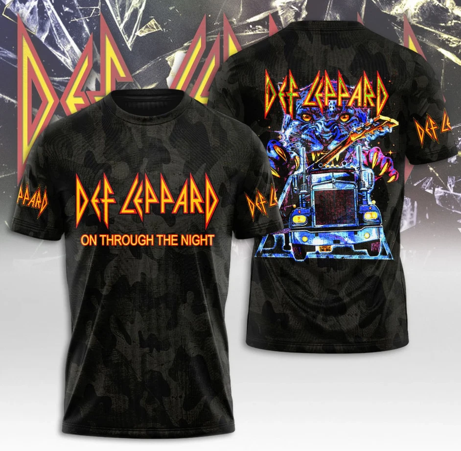 Def Leppard The World Tour 2025 Aop 3D T-Shirt