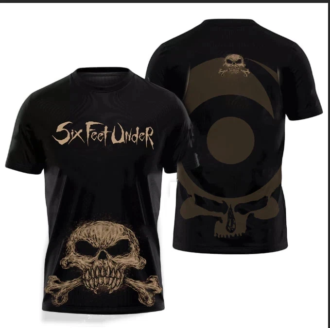 Six Feet Under Band 2025 3D T-Shirt