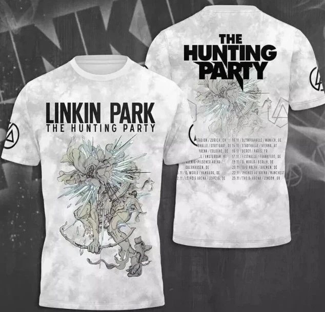 Linkin Park 2025 From Zero World Tour Date & Location 3D T-Shirt Gift For Me