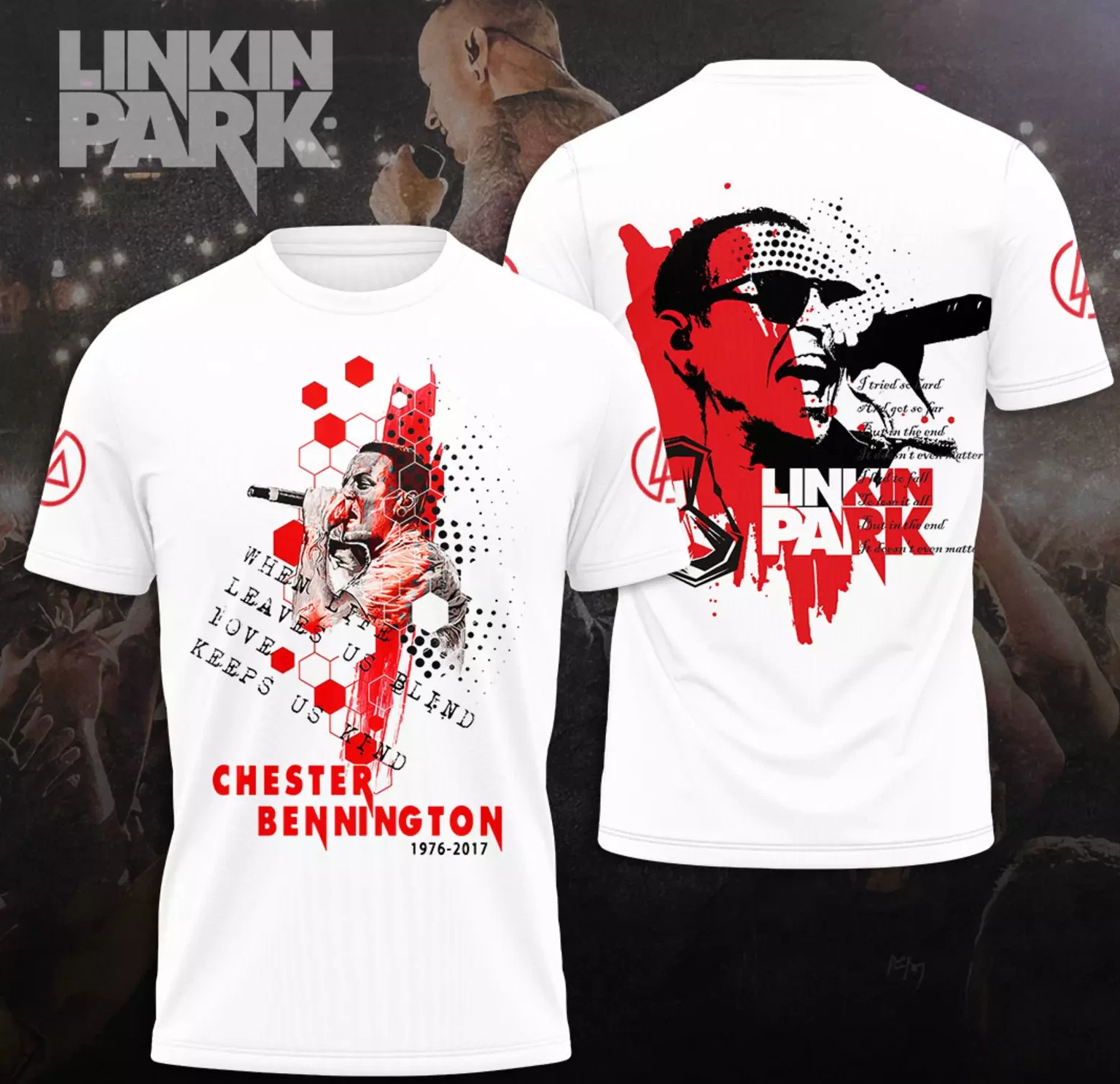 Linkin Park X Chester Bennington 3D T-Shirt