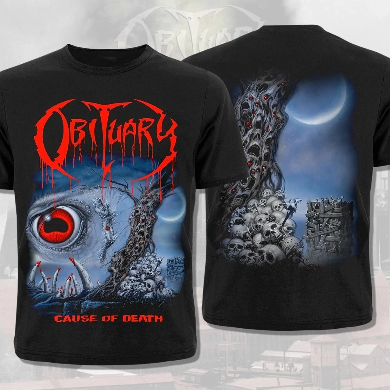 Obituary - Cause Of Death 3D T-Shirt All Size S-5Xl