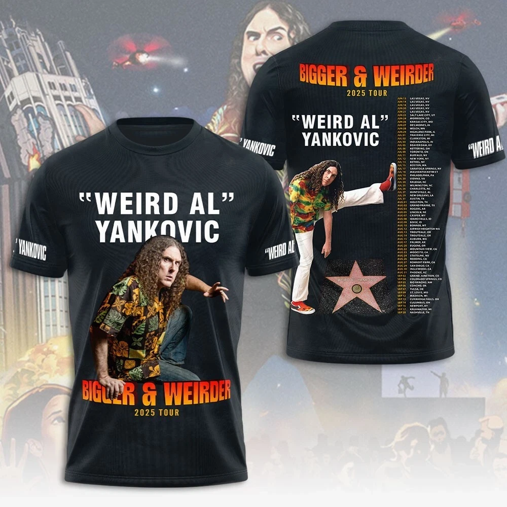 Weird Al Yankovic 3D Shirt Tour 2025 T-Shirt