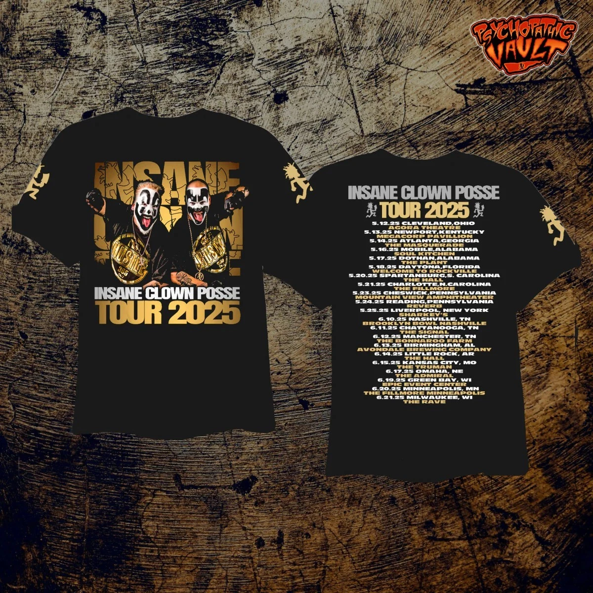Insane Clown Posse Tour 2025 3D T-Shirt