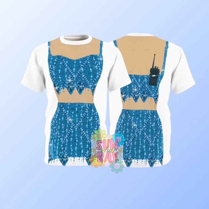 89 Eras Tour Look Tshirt Blue