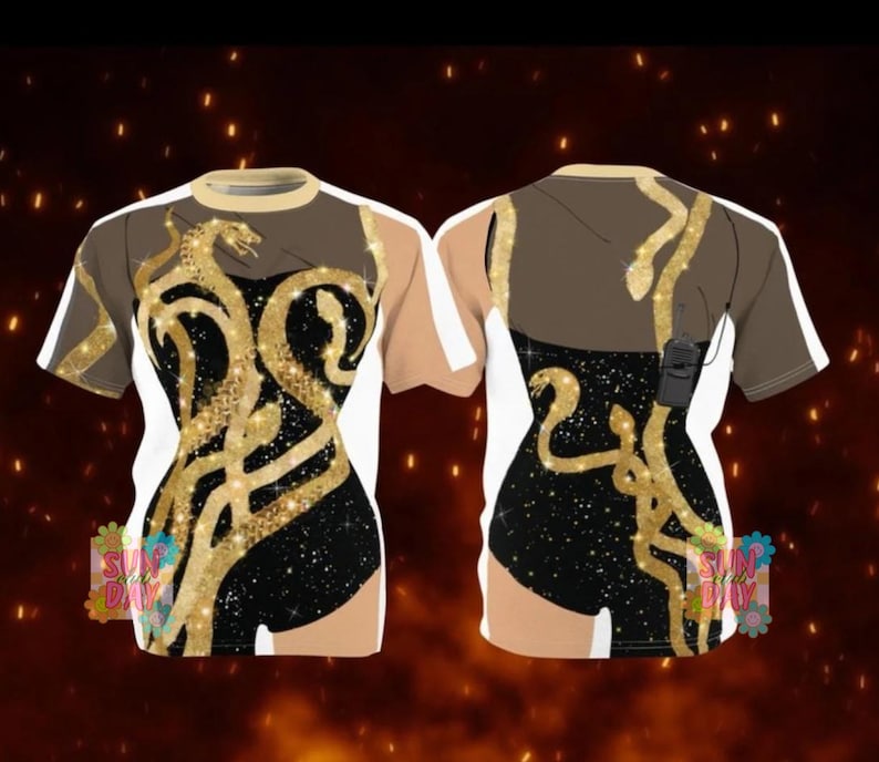 Gold Snakes Rep Bodysuit Tshirt