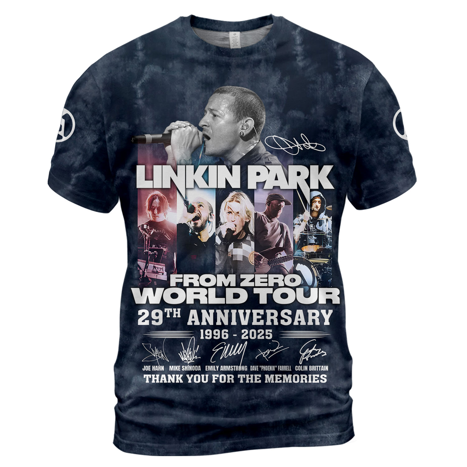 Linkin Park Fromzero World Tour 2025 Shirt Navy