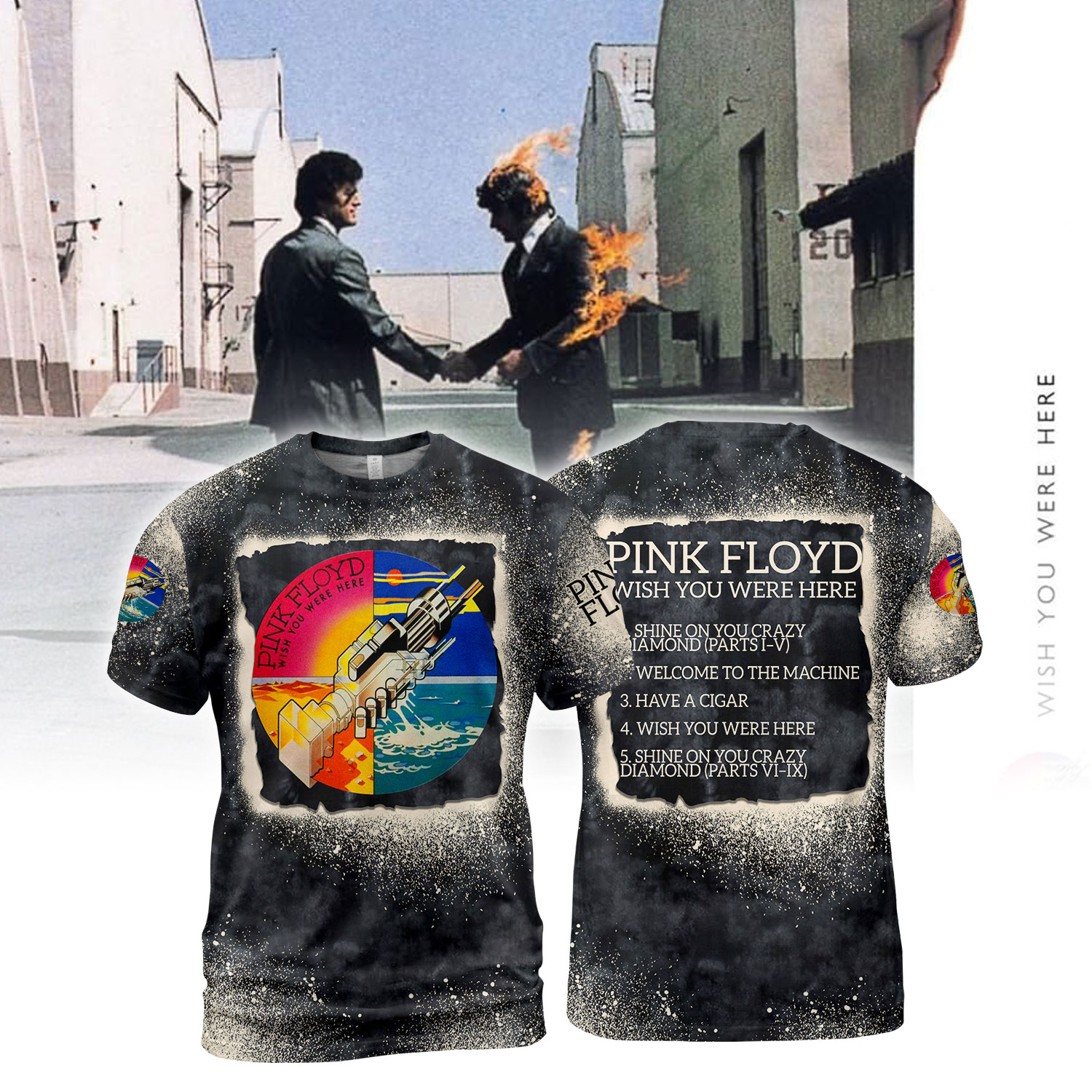 Pink Floyd Wish You Were Here Album Shirt
