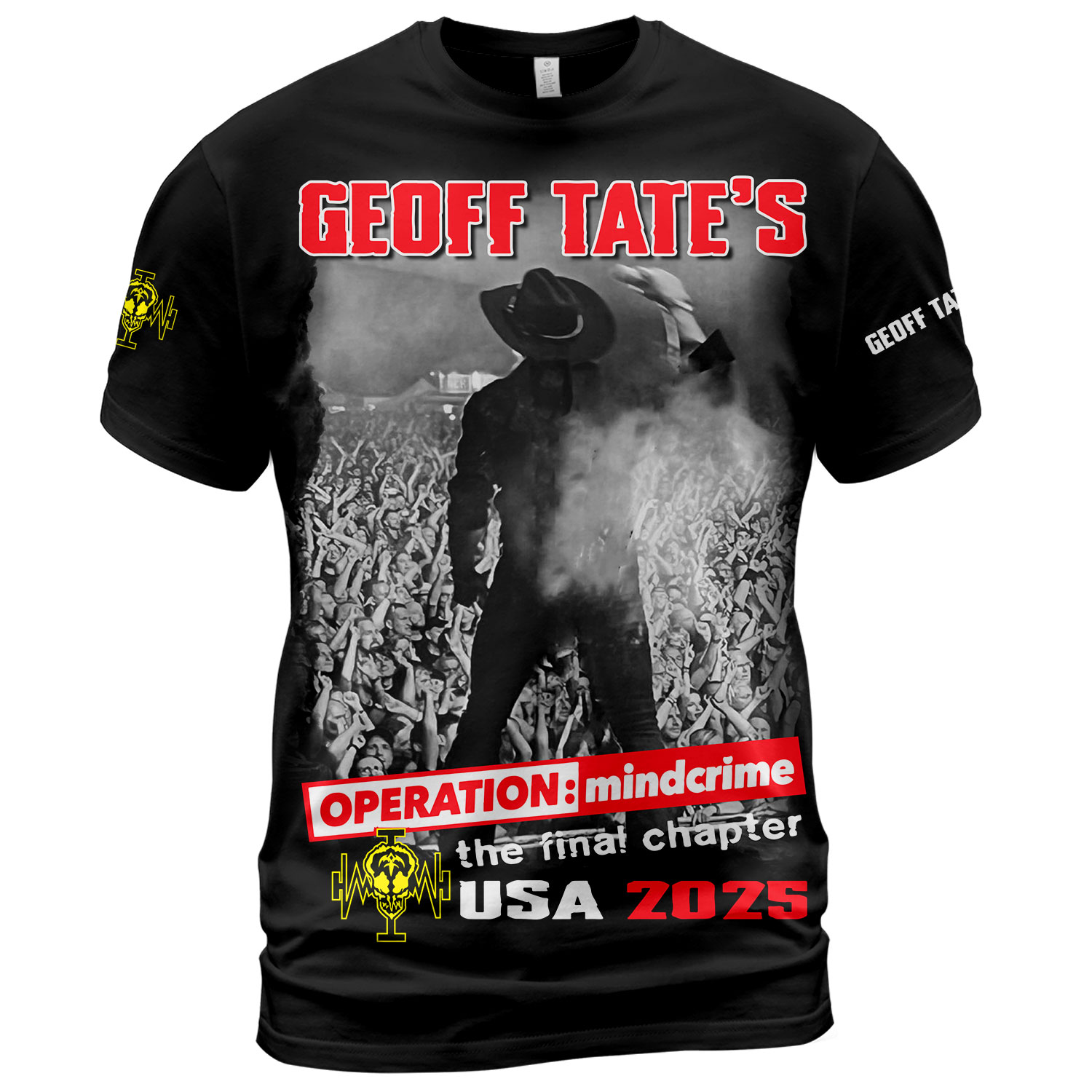Geoff TateS Operation Mindcrime The Final Chapter Tour 2025 Shirt