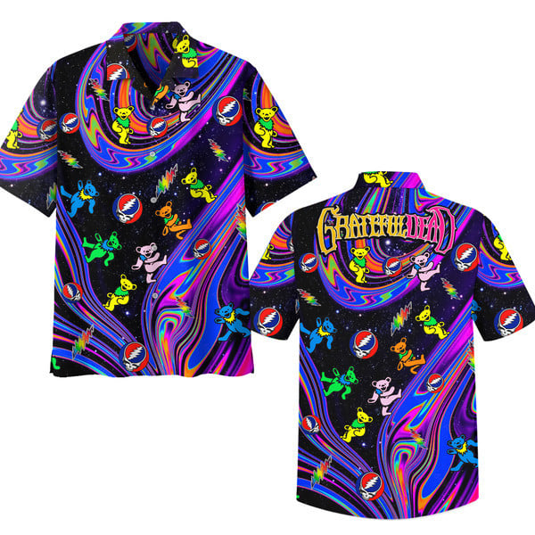 Grateful Dead Music Button Down Shirt