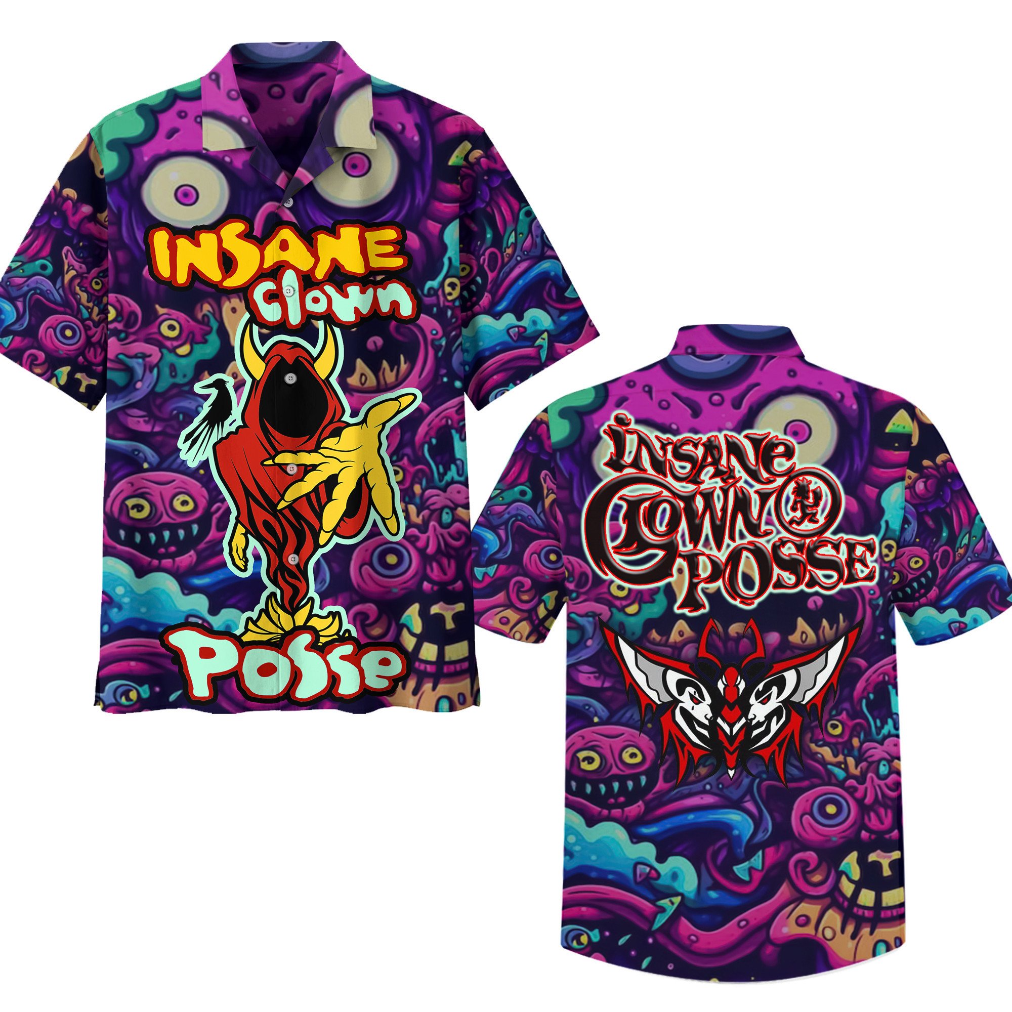 Insane Clown Posse Music Button Down Shirt