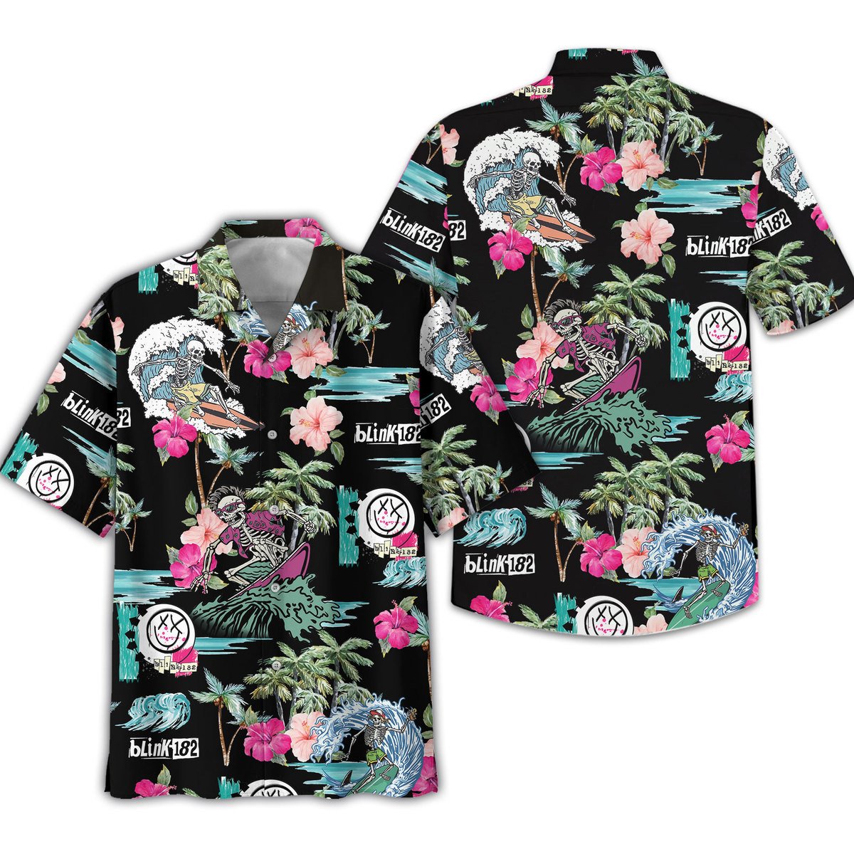 Blink-182 Music Button Down Shirt