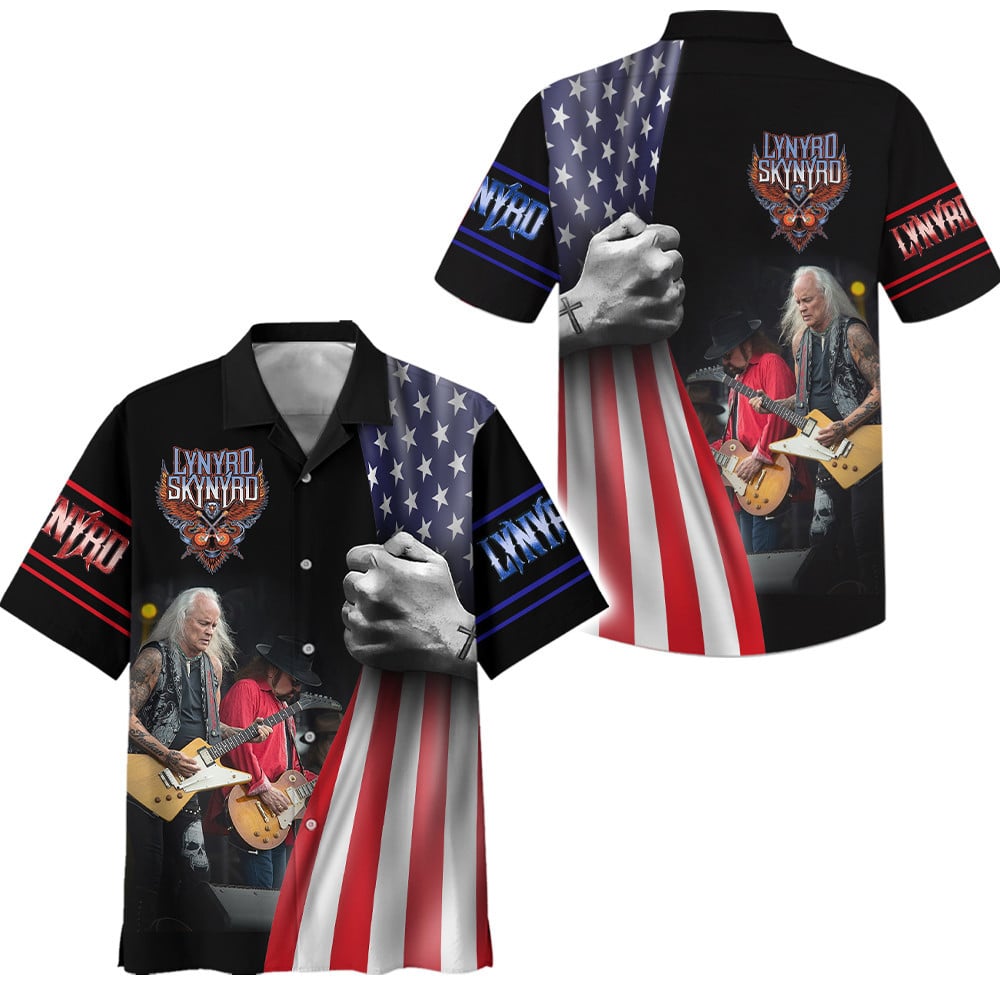 Lynyrd Skynyrd Music Button Down Shirt