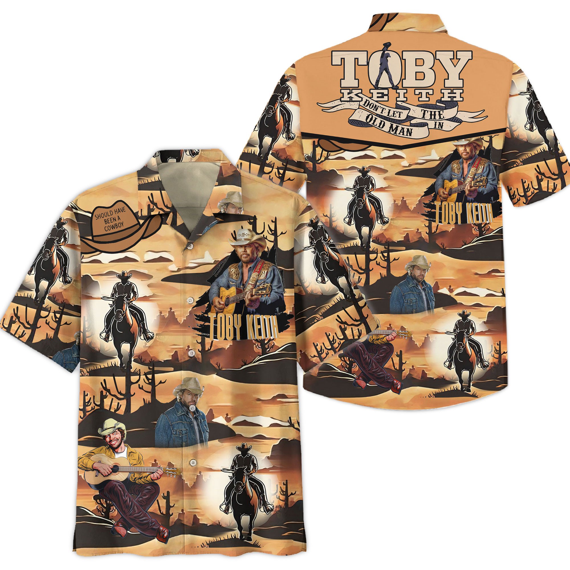 Toby Keith Music Button Down Shirt