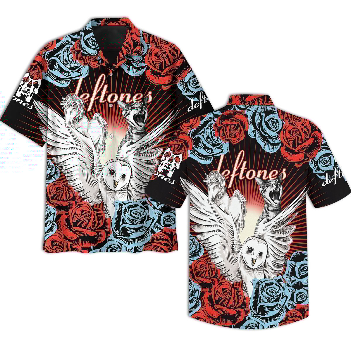 Deftones Music Button Down Shirt