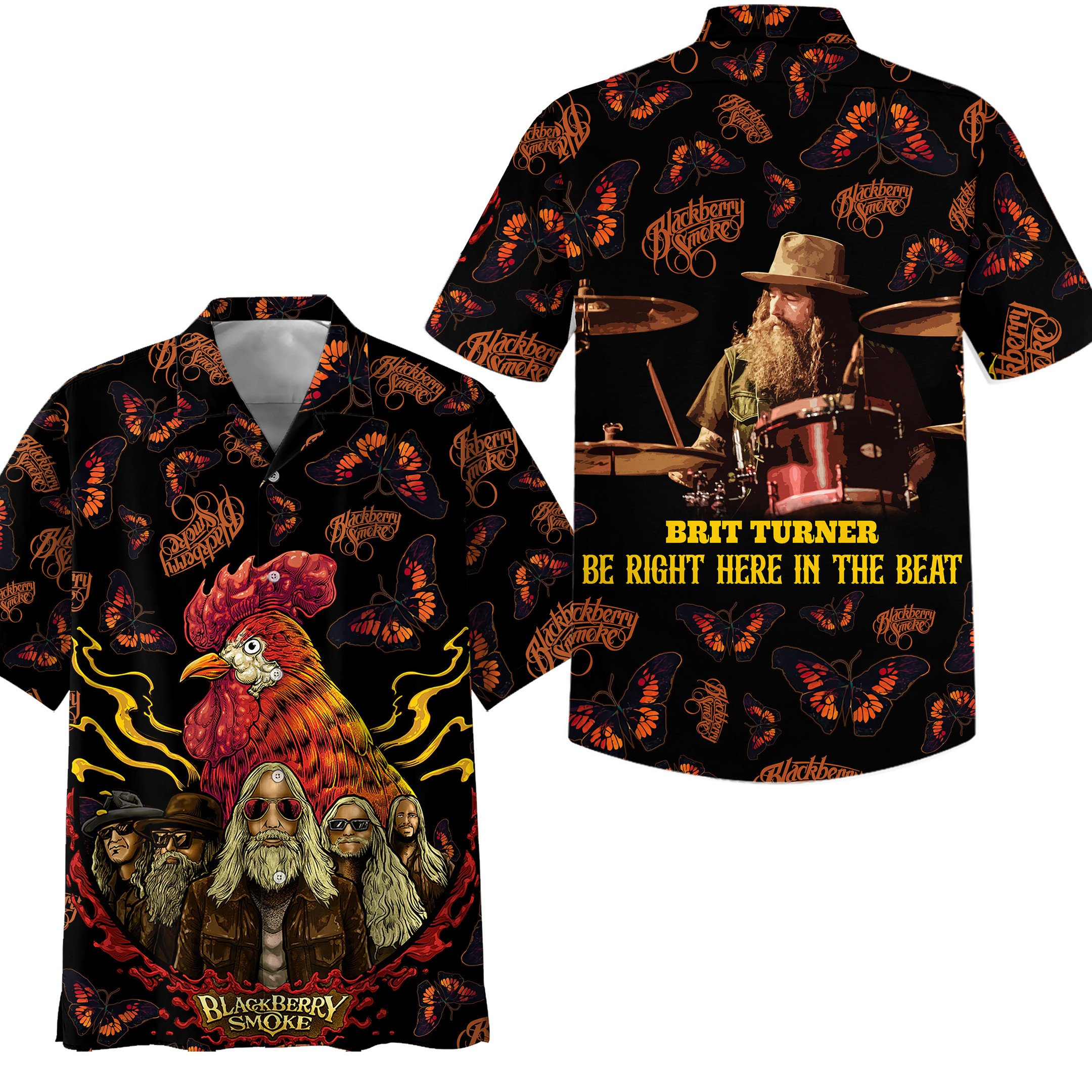 Blackberry Smoke Music Button Down Shirt