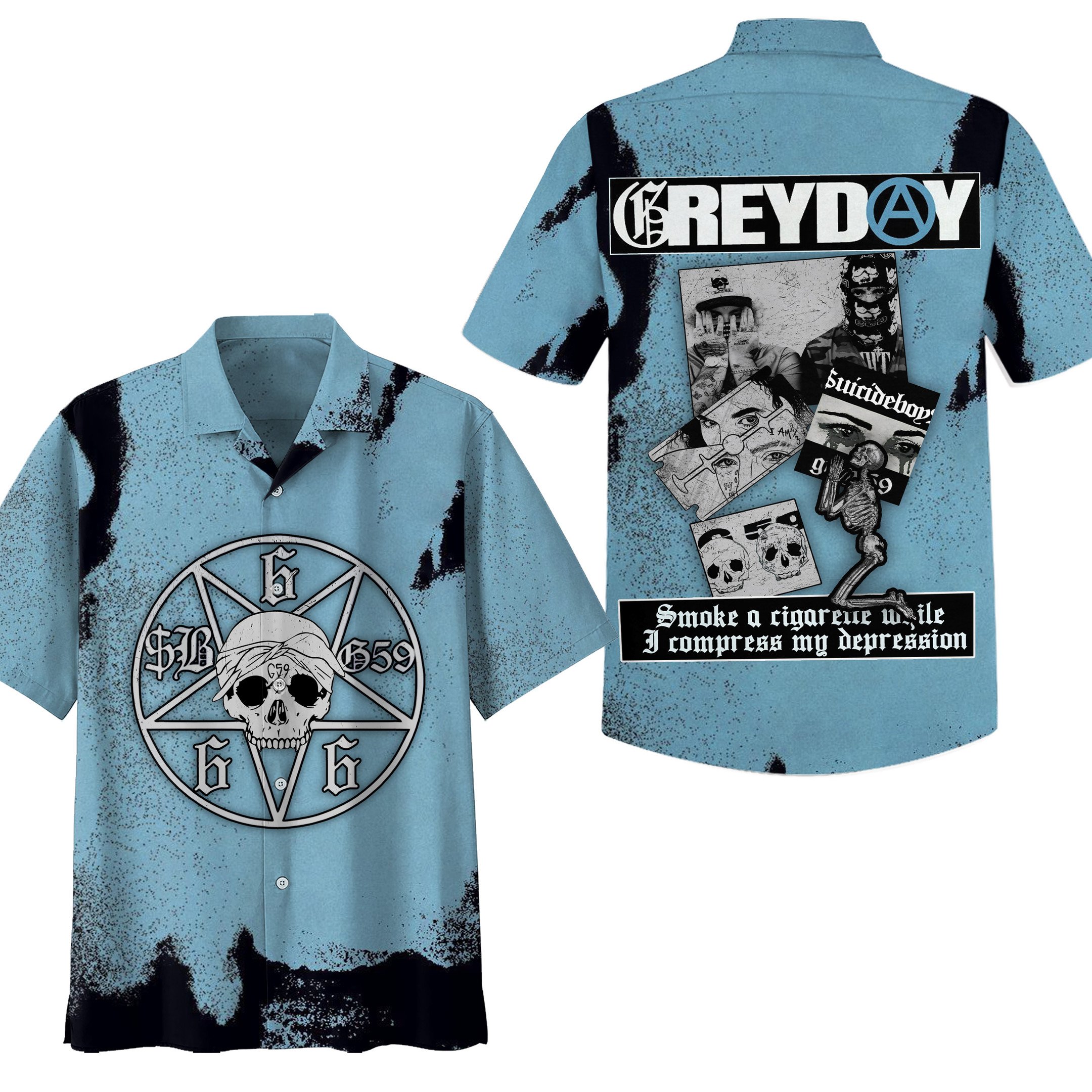 Uicideboy Music Button Down Shirt