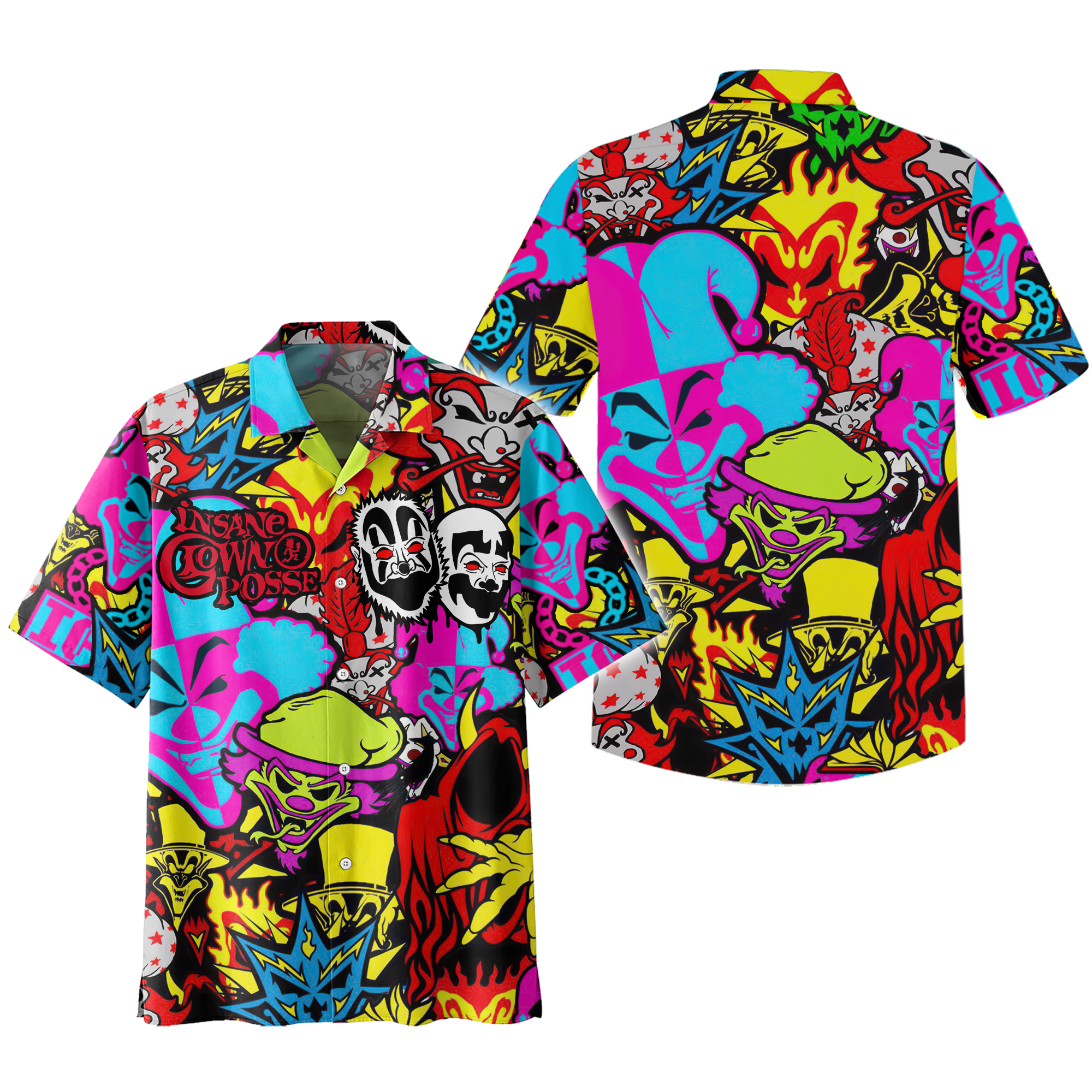 Insane Clown Posse Music Button Down Shirt