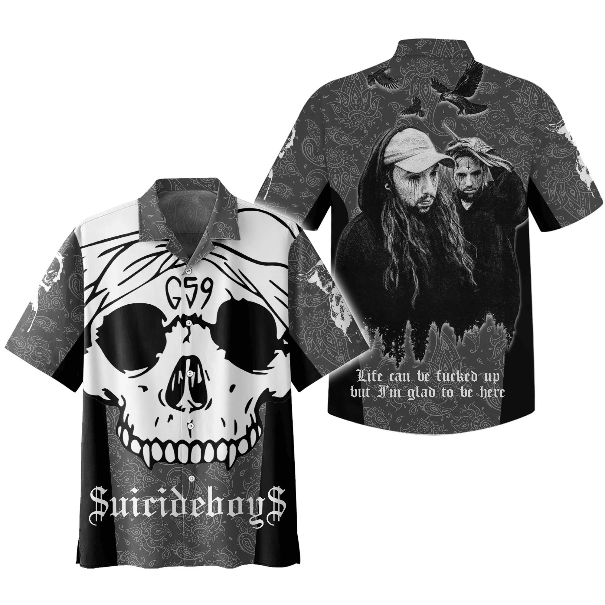 Uicideboy Music Button Down Shirt