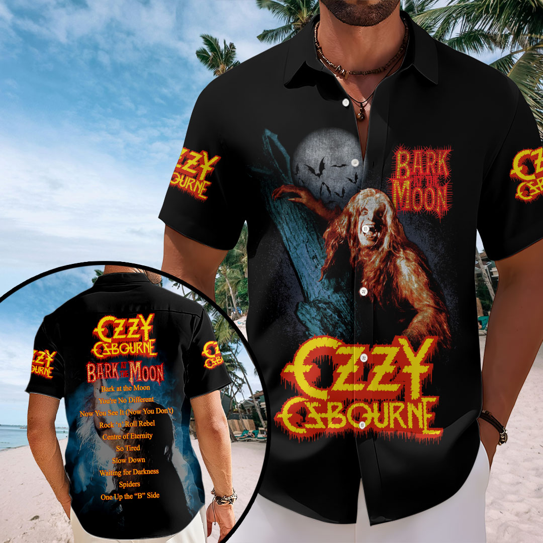 Black Sabbath X Ozzy Osbourne Short Sleeve Button Down Shirt