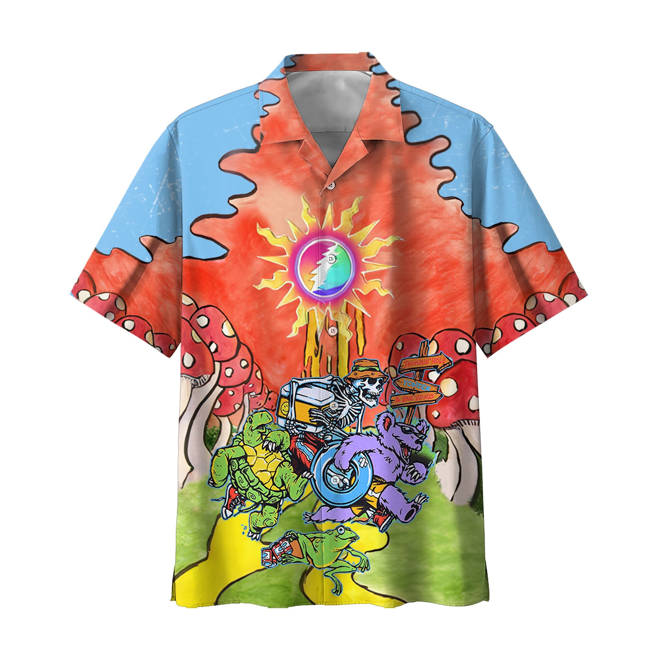 Grateful Dead Music Button Down Shirt