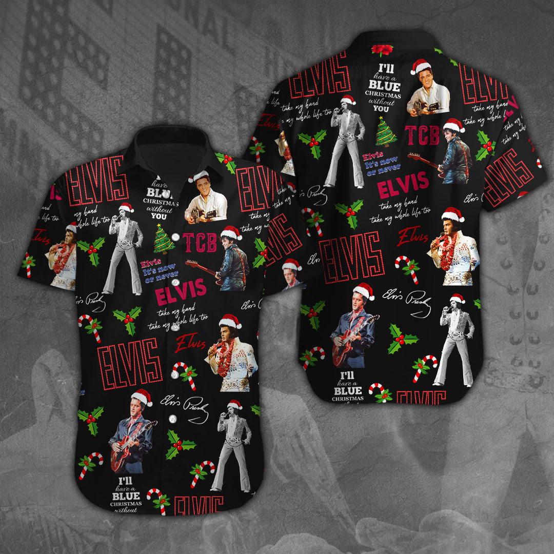 Elvis Presley Short Sleeve Button Down Shirt