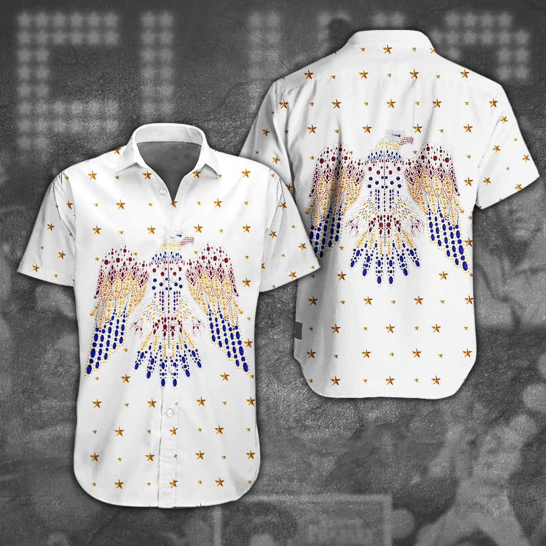 Elvis Presley Short Sleeve Button Down Shirt