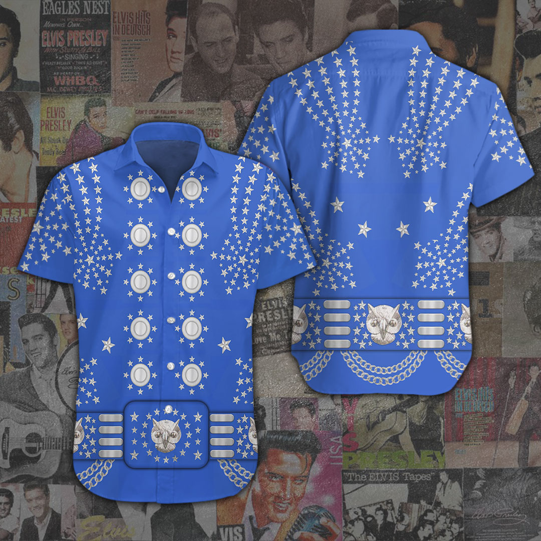 Elvis Presley Short Sleeve Button Down Shirt
