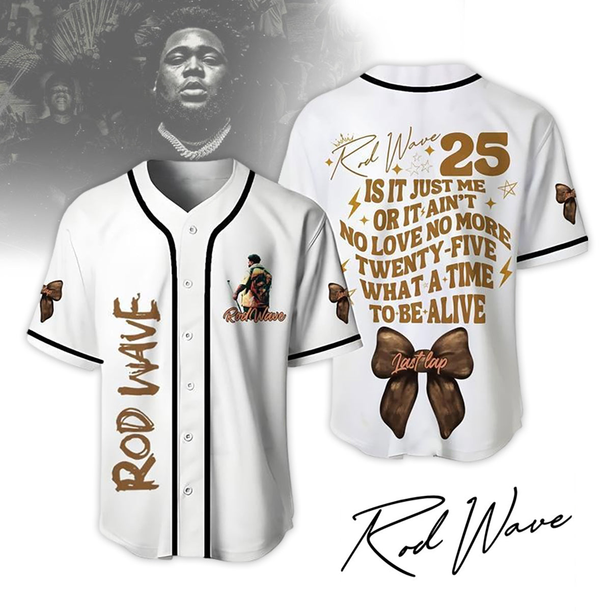 Rod Wave Personalized Baseball Jersey For Fans