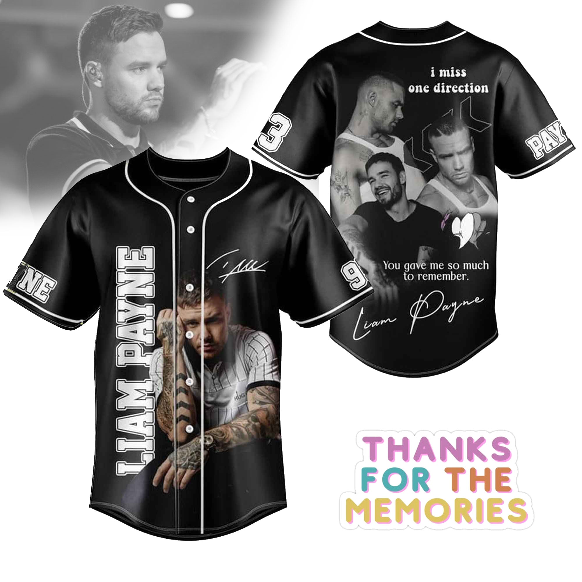 Liam Payne Personalized Baseball Jersey For Fans