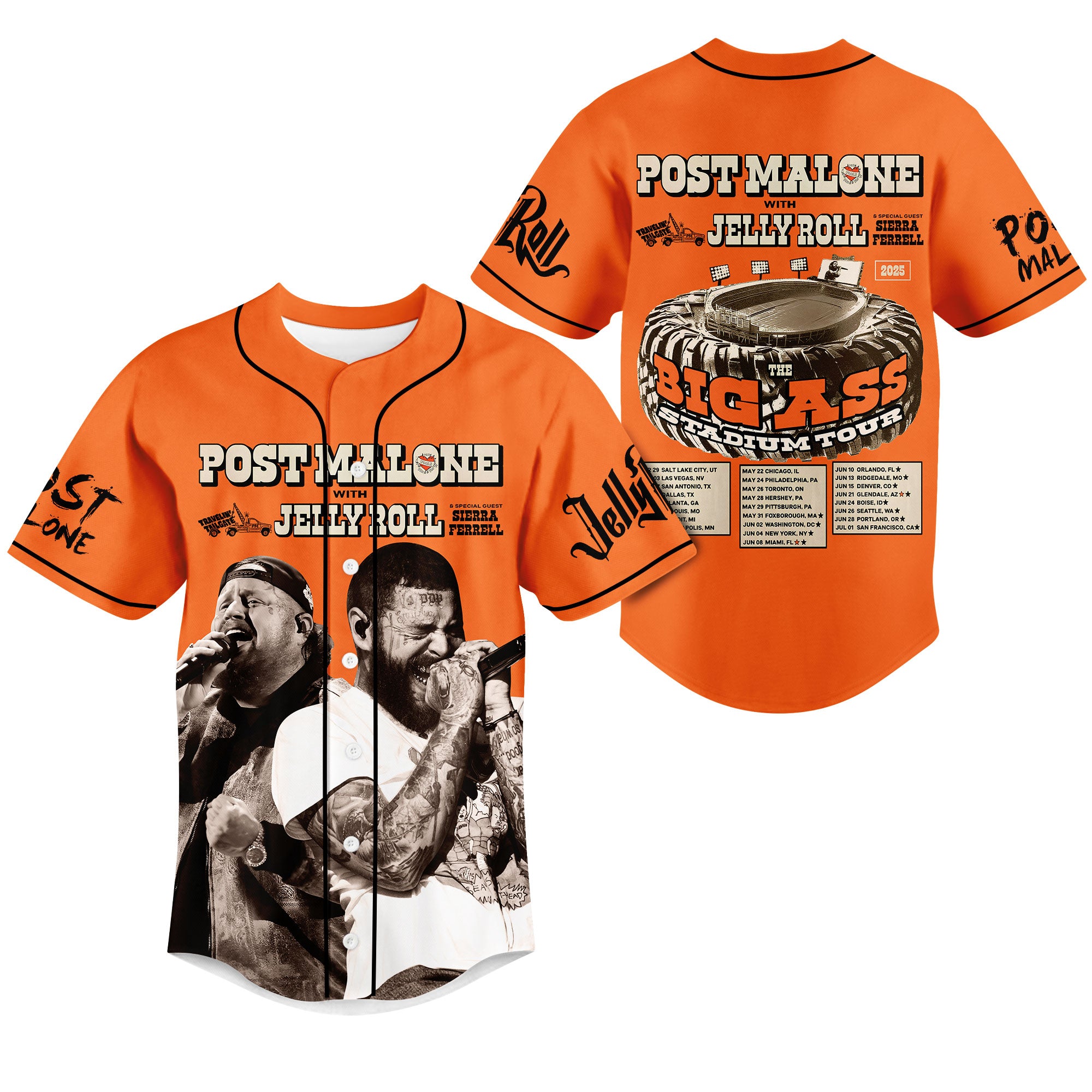 Post Malone Personalized Baseball Jersey For Fans