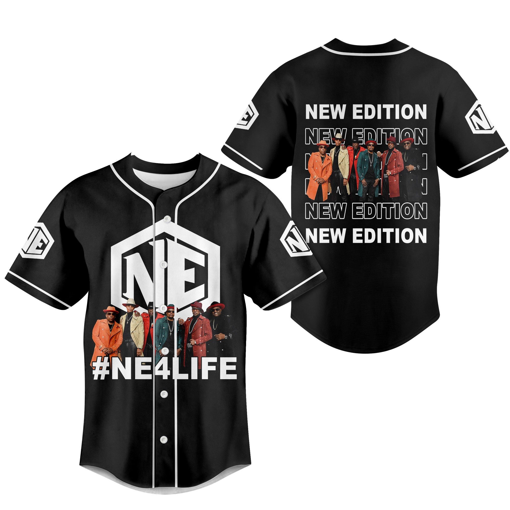 New Edition Personalized Baseball Jersey For Fans