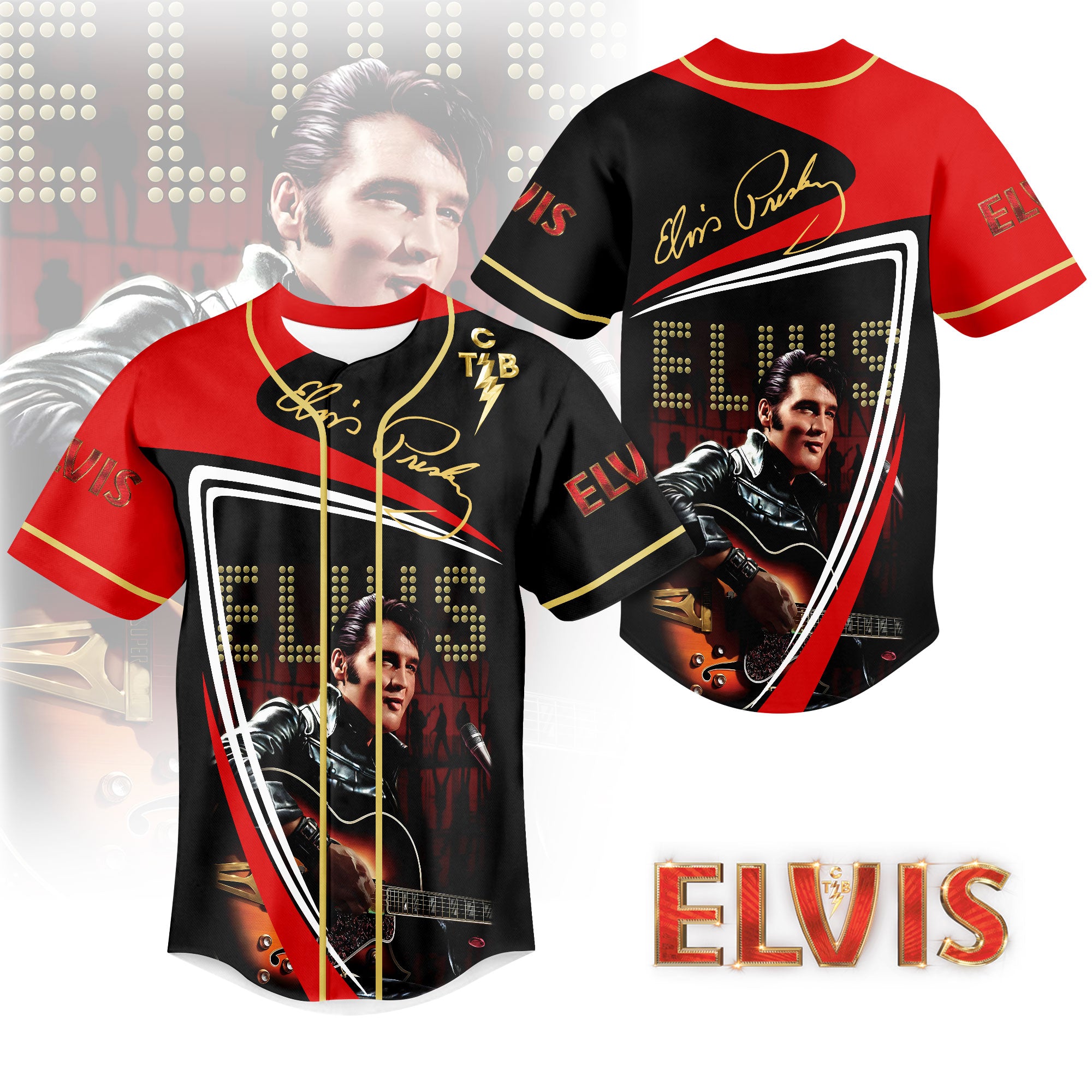 Elvis Presley Personalized Baseball Jersey For Fans