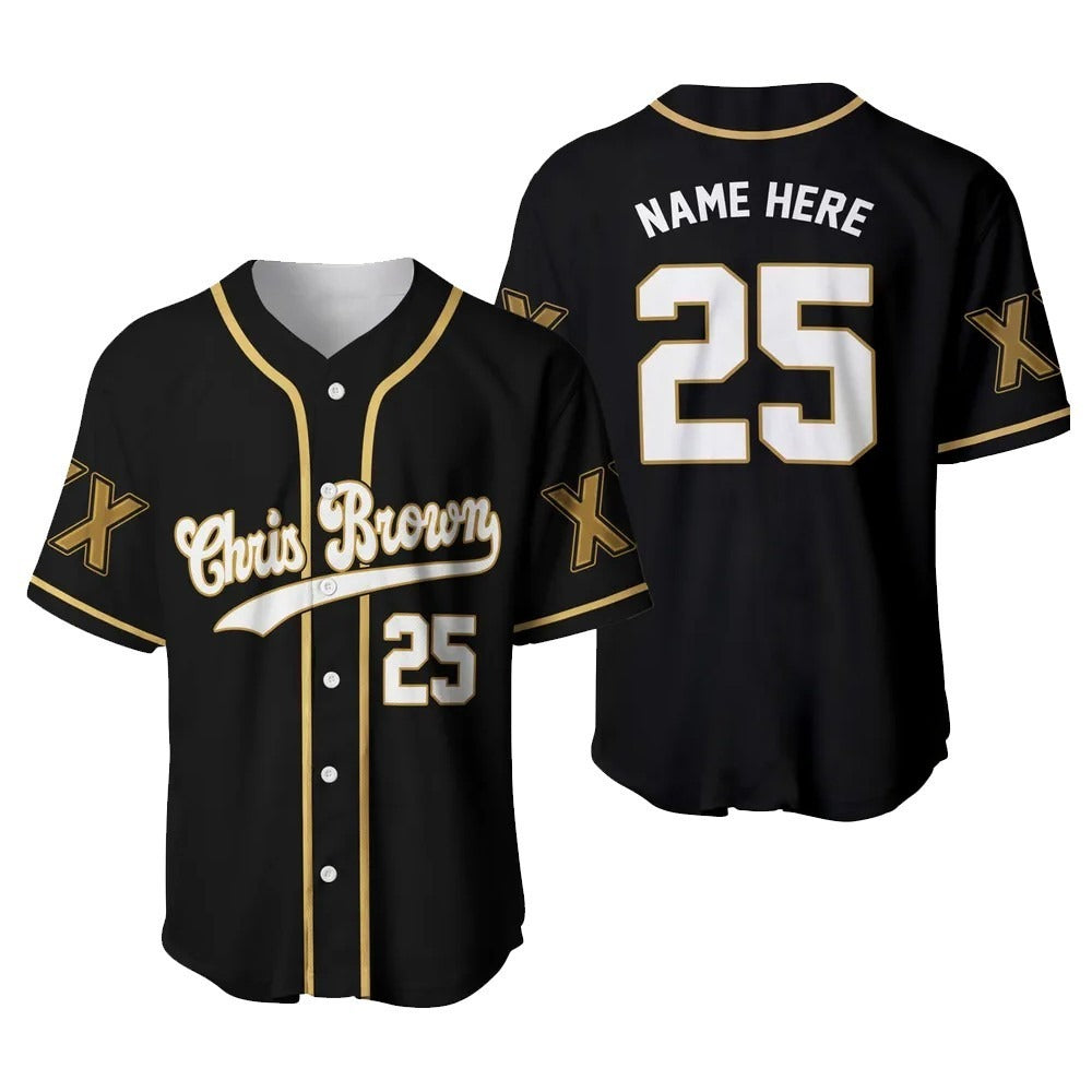Chris Brown X Breezy Bowl Xx Personalized Baseball Jersey For Fans