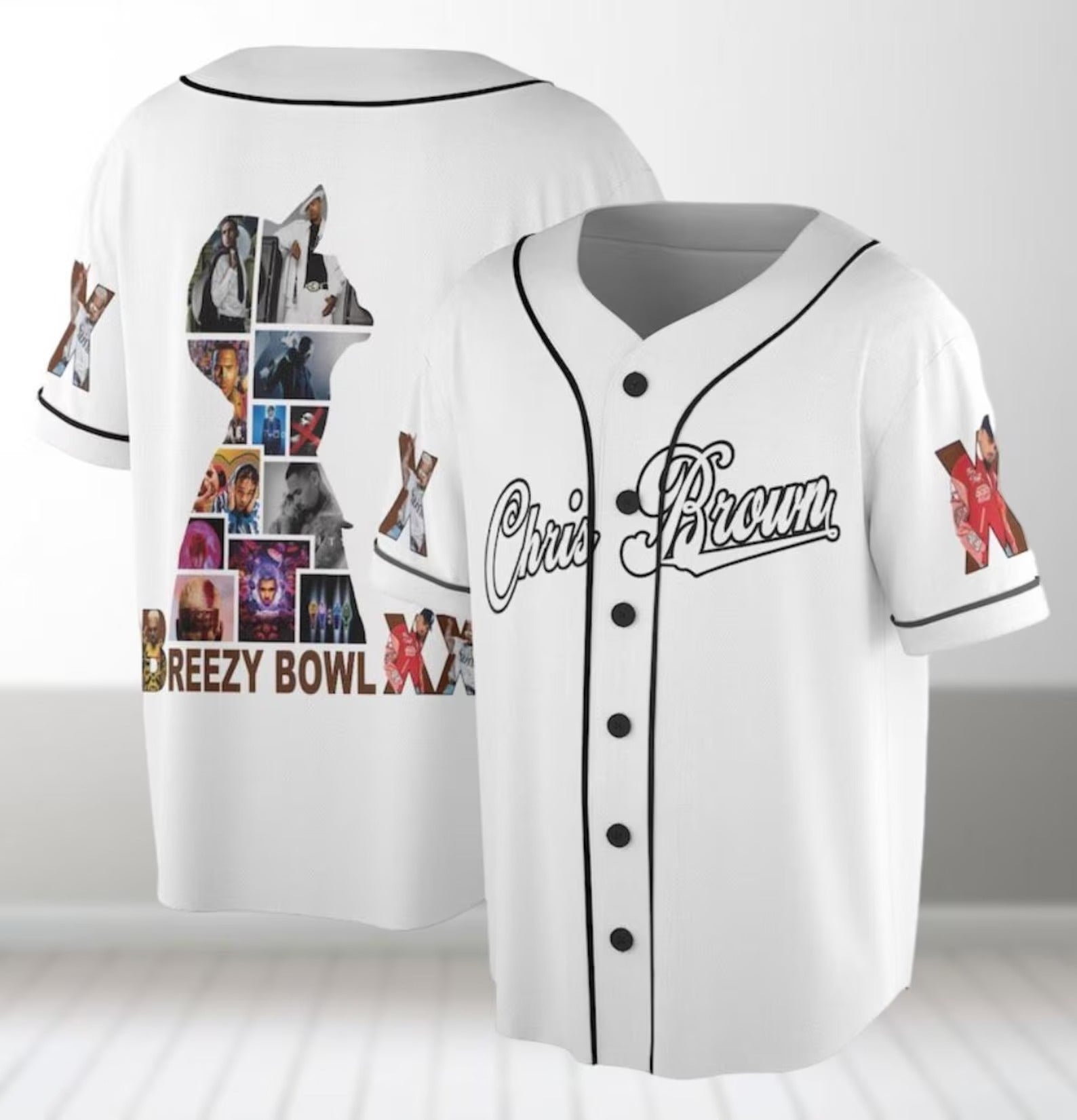 Chris Brown X Breezy Bowl Xx Personalized Baseball Jersey For Fans