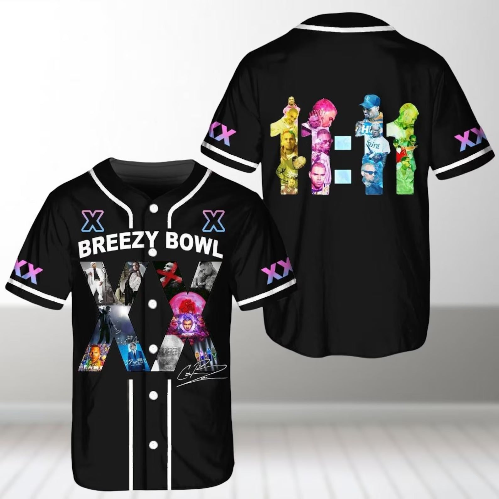 Chris Brown X Breezy Bowl Xx Personalized Baseball Jersey For Fans