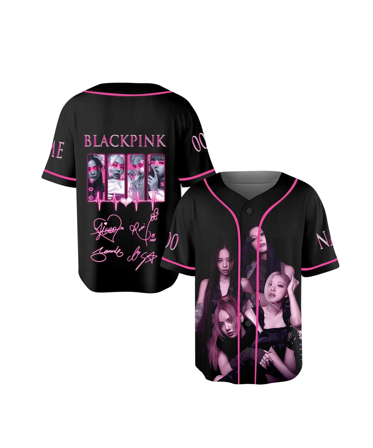 Blackpink Personalized Baseball Jersey For Fans