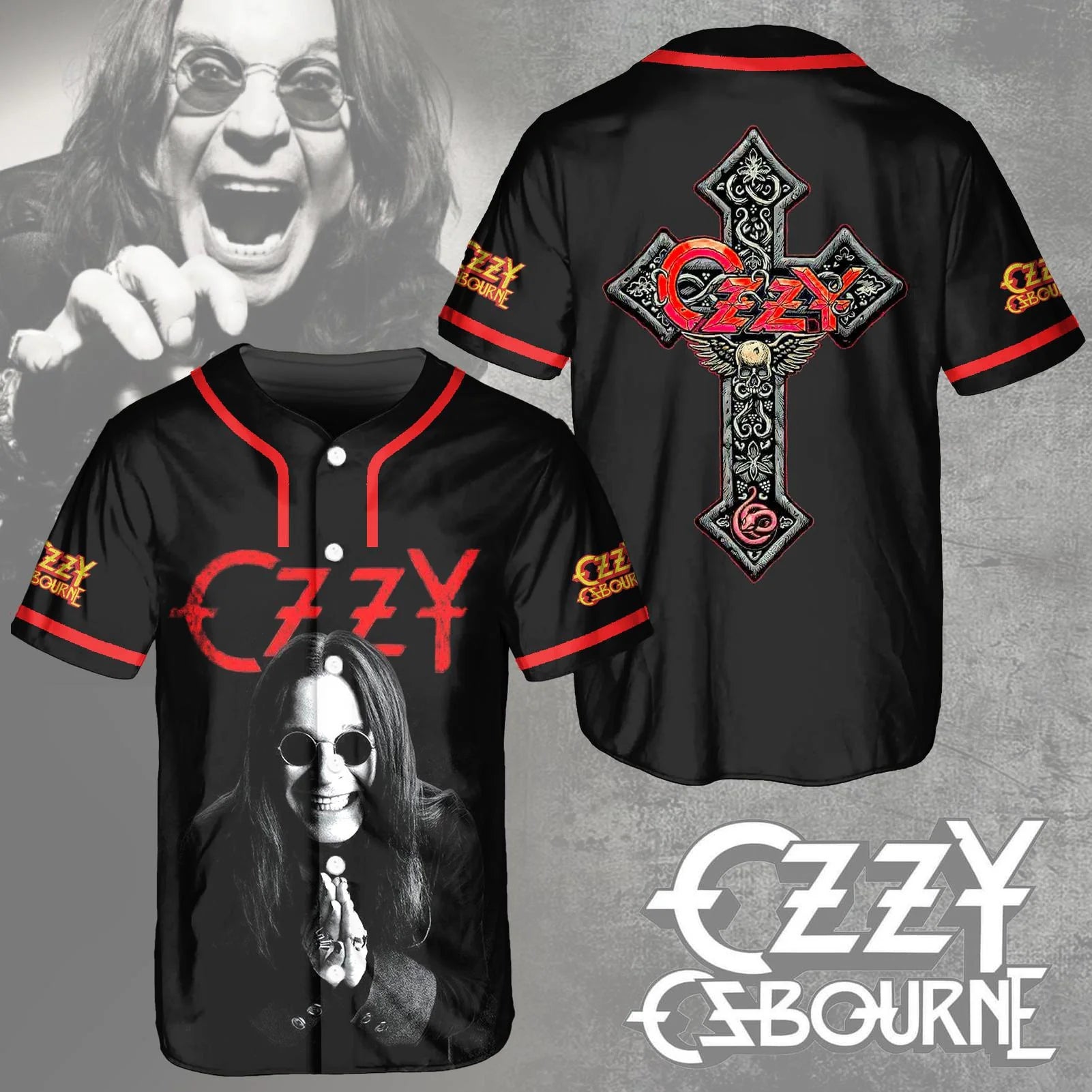 Ozzy Osbourne Personalized Baseball Jersey For Fans